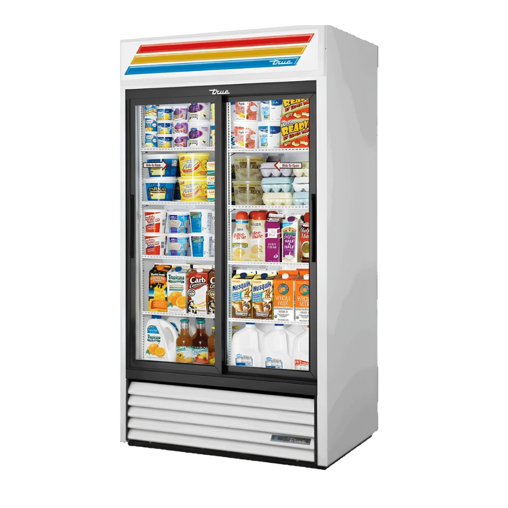 REFRIGERADOR TRUE GDM-37-HC-LD - OUTLET | Refrigerador Vertical Exhibidor 2 Puertas Cristal | Daños Detalles Estéticos | Cremería Comercios Carnicería Abarrotes