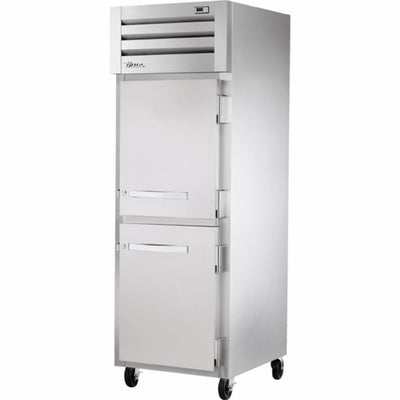 REFRIGERADOR TRUE STG1R-2HS-HC | Refrigerador Vertical | 2 Medias Puertas Solidas | Acero Inoxidable Aluminio | Restaurante Lácteos Industrial Restaurante Lácteos Industrial Cocina Cremería Comercios Insumos Carnicería Hotel Panadería Refresquero Latas Bar Abarrotes