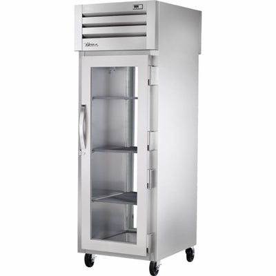 REFRIGERADOR TRUE STG1RPT-1G-1G-HC | Refrigerador Vertical | 1 Puerta Cristal | Acero Inoxidable Aluminio | Cremería Comercios Insumos Restaurante Lácteos Industrial Cocina Cremería Comercios Insumos Carnicería Hotel Panadería Refresquero Latas Bar Abarrotes