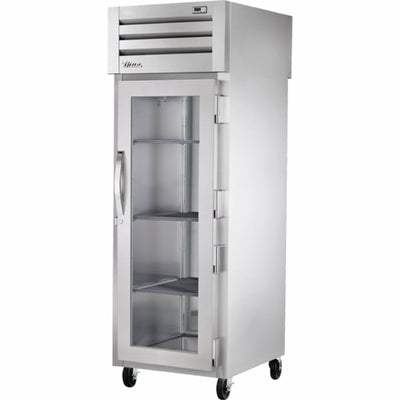 REFRIGERADOR TRUE STG1RPT-1G-1S-HC | Refrigerador Vertical | 1 Puerta Cristal | Acero Inoxidable Aluminio | Cremería Comercios Insumos Restaurante Lácteos Industrial Cocina Cremería Comercios Insumos Carnicería Hotel Panadería Refresquero Latas Bar Abarrotes
