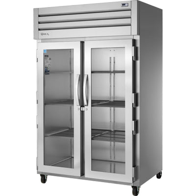 REFRIGERADOR TRUE STG2R-2G-HC | Refrigerador Vertical | 2 Puertas Cristal | Acero Inoxidable Aluminio | Restaurante Patelería Restaurante Lácteos Industrial Cocina Cremería Comercios Insumos Carnicería Hotel Panadería Refresquero Latas Bar Abarrotes