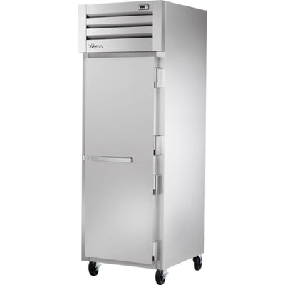REFRIGERADOR TRUE STR1R-1S-HC | Refrigerador Vertical | 1 Puerta Solida | Acero Inoxidable Aluminio | Restaurante Cocina Industrial Restaurante Lácteos Industrial Cocina Cremería Comercios Insumos Carnicería Hotel Panadería Refresquero Latas Bar Abarrotes
