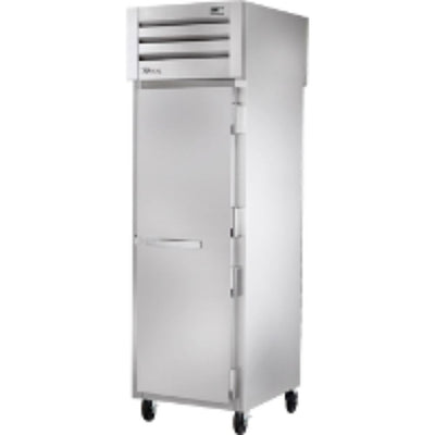REFRIGERADOR TRUE STR1RPT-1S-1G-HC | Refrigerador Vertical | 1 Puerta Solida | Acero Inoxidable Aluminio | Restaurante Cocina Industrial Panadería Restaurante Lácteos Industrial Cocina Cremería Comercios Insumos Carnicería Hotel Panadería Refresquero Latas Bar Abarrotes