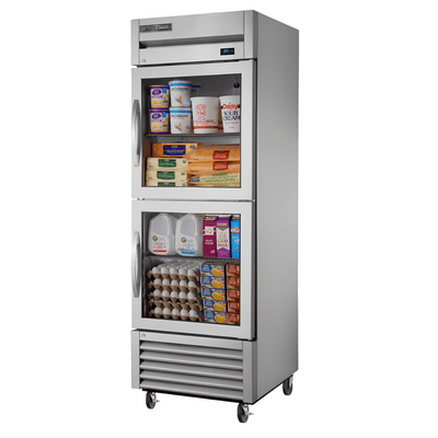 REFRIGERADOR TRUE TS-23G-2-HC~FGD01 | Refrigerador Vertical | 2 Puertas | 3 Estantes | Acero Inoxidable | Restaurante Lácteos Industrial