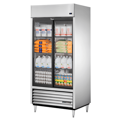 REFRIGERADOR TRUE TSD-33G-HC-LD | Refrigerador Vertical | 2 Puertas | 6 Estantes | Acero Inoxidable | Restaurante Lácteos Industrial