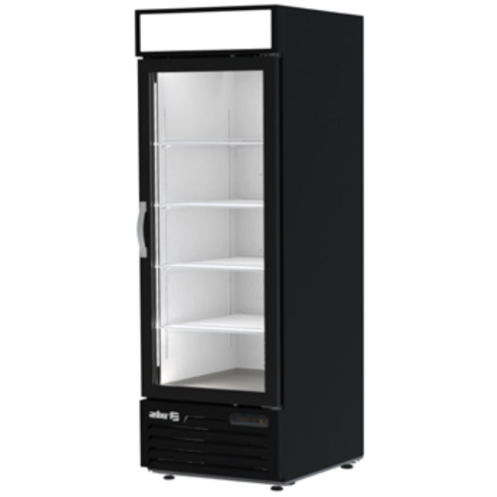REFRIGERADOR ASBER ARMD-23 HC | Refrigerador Exhibidor Vertical | 1 Puerta Cristal | 23 Pies Cúbicos | Acero Inoxidable | Controles Electrónicos | 4 Parrillas | Refresquero Latas Carnicería Abarrotes | Cocina Cremería Comercios Insumos Hotel Panadería Refresquero Latas Bar Tiendas Bistró Restaurante Lácteos Industrial Carnicería Abarrotes