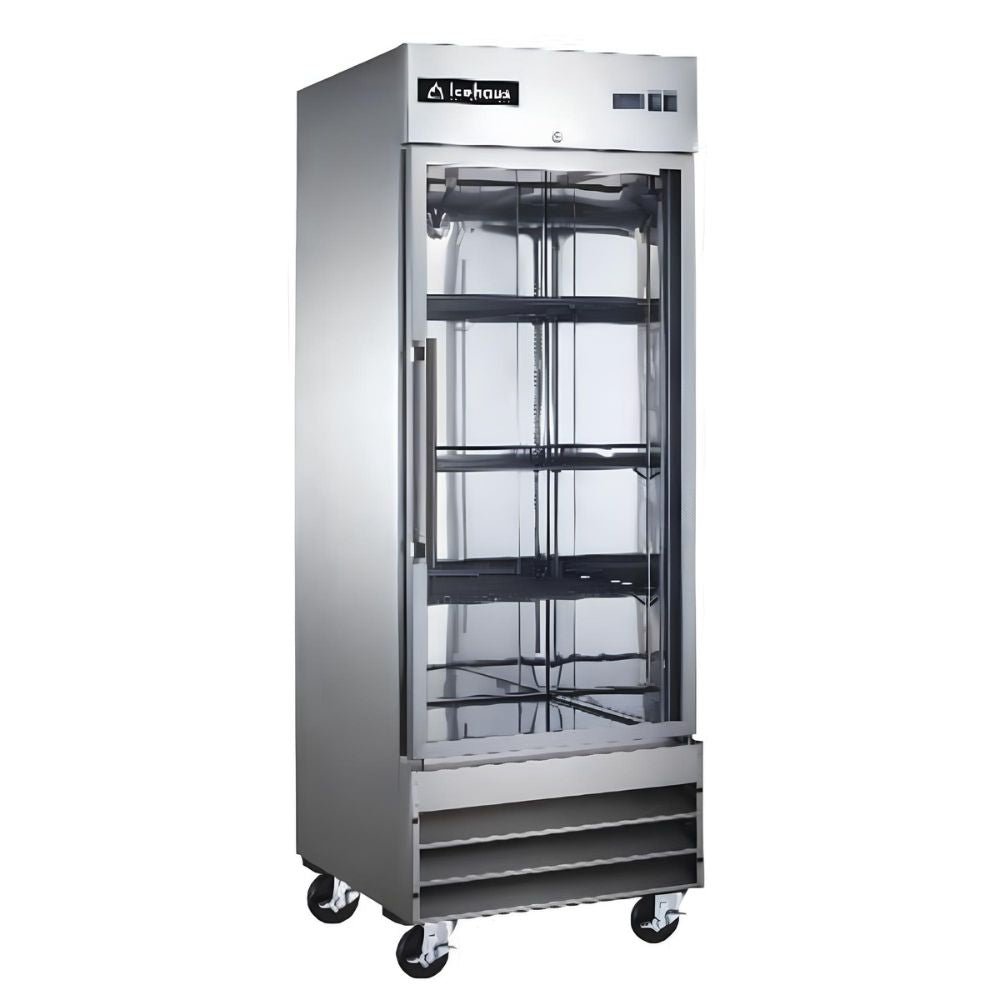 REFRIGERADOR ICEHAUS REFRIGERADOR CV-1PC-SS-01 | Refrigerador Vertical 1 Solida | 21 Pies Cúbicos | Acero Inoxidable | Hotel Carnicería Abarrotes Negocio de Alimentos Tiendas Food Truck Panadería