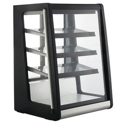 Vitrina refrigerada Migsa RTW129L sobre mesa alta, frente de 62.4 cm, 129 litros.