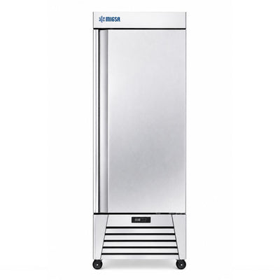 REFRIGERADOR MIGSA UR-27C-1 | Refrigerador Refrigerador Vertical 1 Puerta Solida | 650 Litros | Acero Inoxidable | Bistró Carnicería Abarrotes | Refrigerador Vertical Comercial Conservador Enfriador Exhibidor de 1 2 3 Puertas Acero Inoxidable Restaurante Cocina Industrial Cremería Carnicería Abarrotes Hotel Negocio