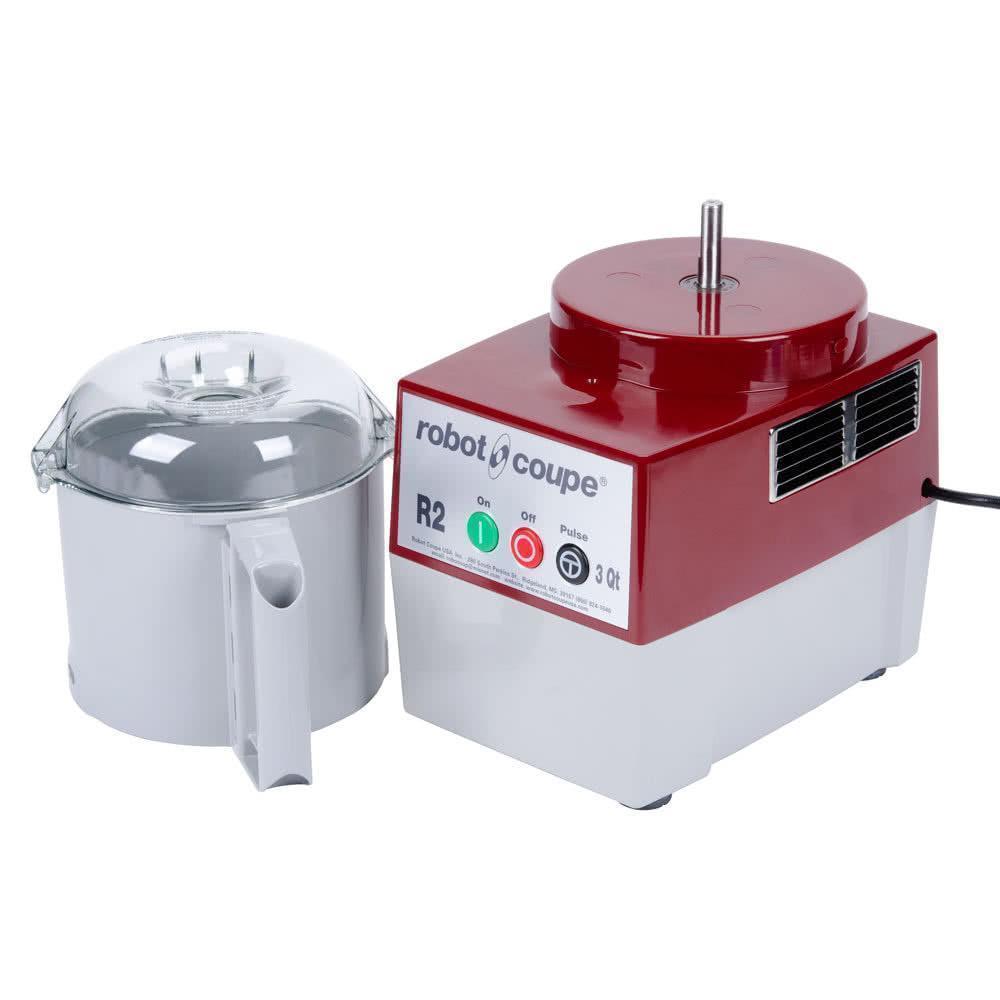 Robot Coupe R2B Procesador Alimentos 3 Qt. Tazón Policarbonato Gris - Procesadores Alimentos / Ralladores / Cortadores - Robot Coupe - KitchenMax Store