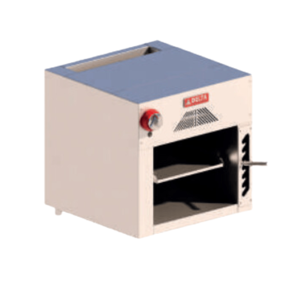 SALAMANDRA DELTA ISE-CG-1P TOP | Salamandra 1 Plato de 0.25 m de Ø | Acero Inoxidable | Cocina Industrial Restaurante Cafetería Hosteleria Restaurante Cocina Industrial Banquetes Tostar Dorar Gratinar