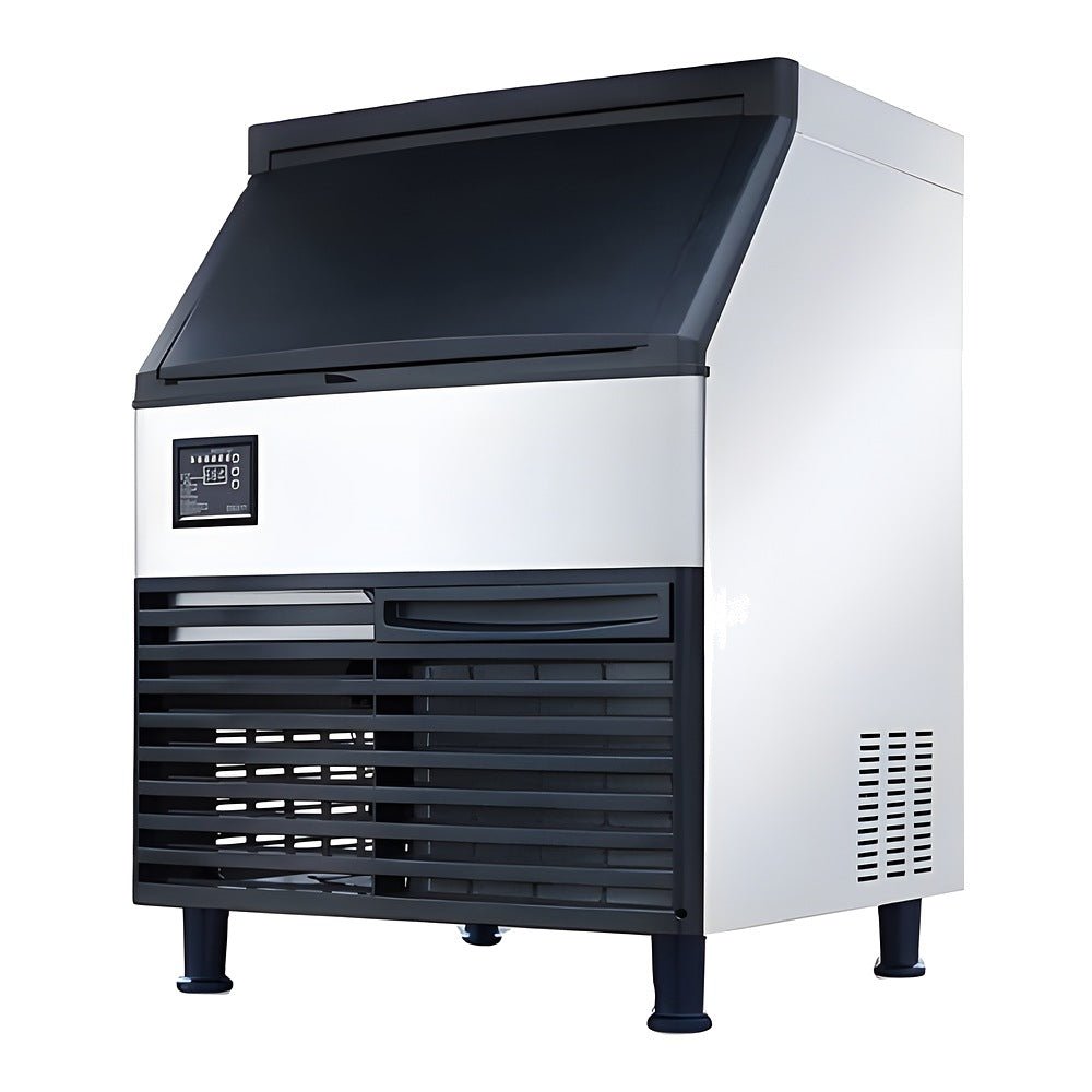 Fábrica de Hielo Migsa SK-210P, fábrica de hielo en cubo, en acero inoxidable.
