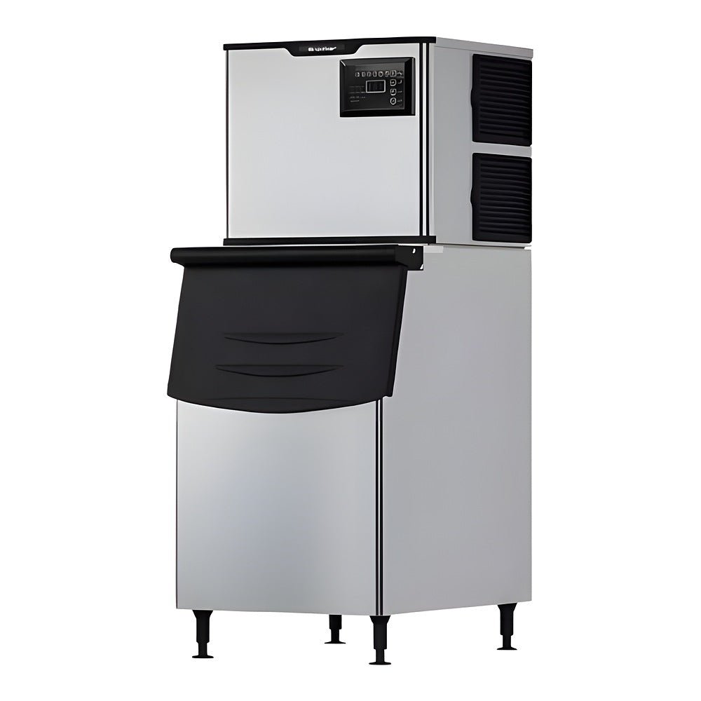 Fábrica de Hielo Migsa SK-420P, fábrica de hielo en cubo, en acero inoxidable.