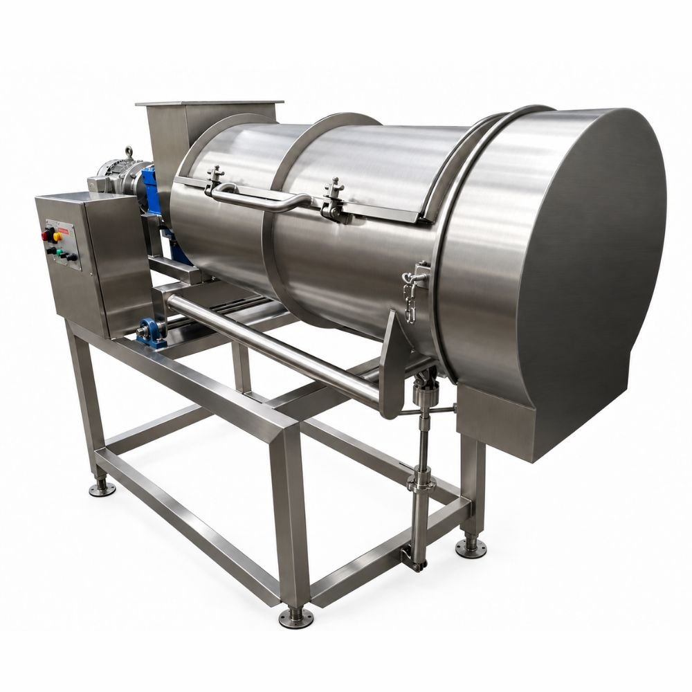 Tecnodac D-300, 300 kg/hr, en acero inoxidable.