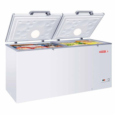 Torrey CHTC-255D CCCHS255023 Congelador Horizontal Cofre 2 Tapas Dual Acero Esmaltado - Congeladores - Torrey - KitchenMax Store