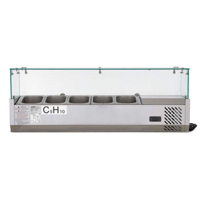 Torrey Vf-5C Cvvfm05C004 Vitrina Fría 5 Insertos 120 cm - Vitrinas Refrigeradas - Torrey - KitchenMax Store