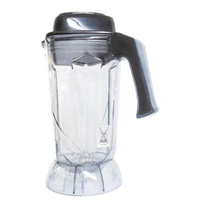 MIGSA 1108VASO | Vaso para Licuadora | Salsas Postres Restaurante | Comercial | Incluye Bastón Empujador | Bebidas Preparadas Licuar Cocina Smoothies Frappuchinos Tritura Hielo Cafetería Bistró Desayunador Hotel Complemento