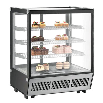 VITRINA MIGSA CW-235 | Vitrina Refrigerada de Exhibición | Cristal Recto | Negocio Super Mercado Pastelería