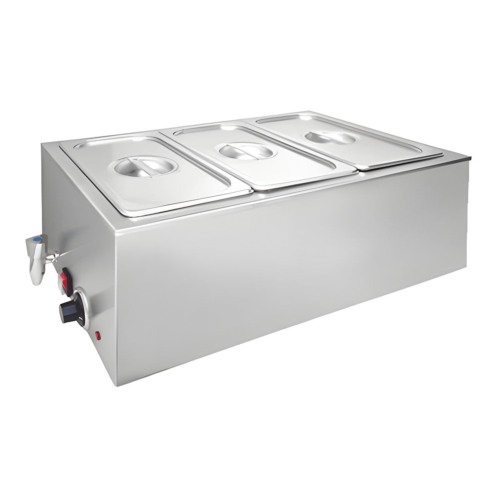Baño Maria Migsa ZCK165AT-3, eléctrico, en acero inoxidable.
