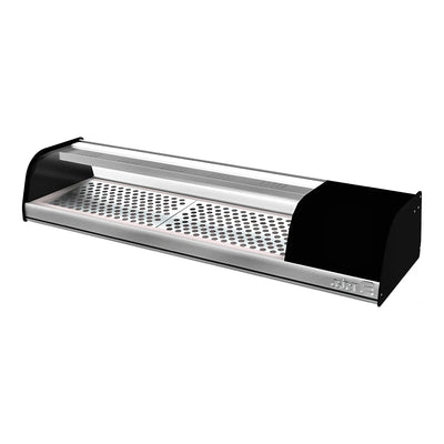 VITRINA REFRIGERADA ASBER ACTC-55 HC | Vitrina Sobre Mostrador | Para Tapas | 6 Insertos GN-1/3 Incluidos | 0.5 Pies Cubicos | 2 Puertas | Acero Inoxidable | Restaurante | Vitrina Sobre Mostrador Exhibidor Refrigerada o Neutra Acero Inoxidable Cafetería Pastelería Restaurante Tienda de Conveniencia Cremería Negocio