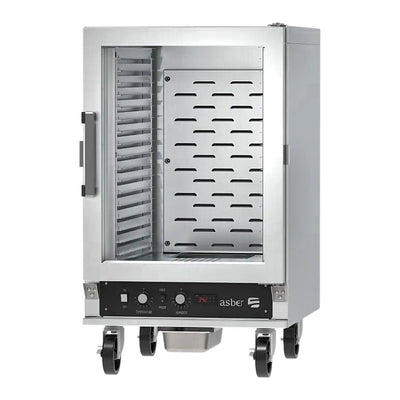 CARRO CALIENTE ASBER AEHC-18 | Carro Caliente Fermentador | 18 Charolas | Aluminio | 115V | Restaurante Panaderia Cocina Industrial | Carro Calentón Caliente Mantenedor de Alimentos Calientes con Ruedas Acero Inoxidable Restaurante Banquetes Catering Comedor Industrial Hotel Eventos