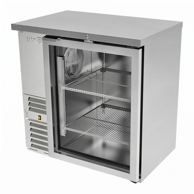 REFRIGERADOR CONTRA BARRA ASBER ABBC-24 48 SG SD HC | Refrigerador Contra Barra | 2 Puertas Cristal Corredizas | Acero Inoxidable | 300 Botellas | Bar | Refrigerador Contra Barra Cervecero Enfriador de Bebidas Bajo Barra Botellero Exhibidor Acero Inoxidable Bar Cantina Restaurante Cervecería Antro Negocio