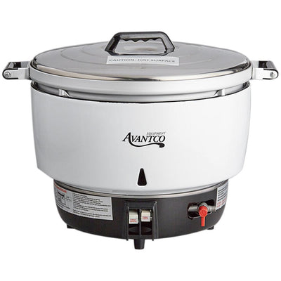 ARROCERA AVANTCO GRCLP | Arrocera Capacidad de 55 Tazas | Gas | Blanco | Acero Inoxidable | Para Arroz Sushi Risotto | Restaurantes Cocina Industriales Comida Oriental Hotel Buffet Sushería Asiática China Coreana