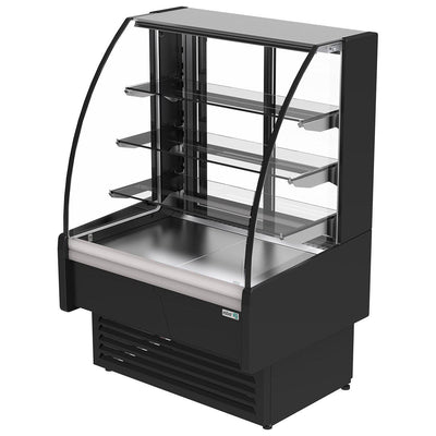 Asber AVV-6-9-C Vitrina Exhibidora 2 Puertas 3 Estantes Lamina Acero - Vitrinas Refrigeradas - Asber - KitchenMax Store