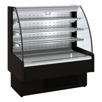 Asber AVVAM-6-13 Vitrina Exhibidora 3 Estantes Lamina Acero - Vitrinas Refrigeradas - Asber - KitchenMax Store