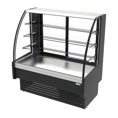 Asber AVV-6-13-C Vitrina Exhibidora 2 Puertas 3 Estantes Lamina Acero - Vitrinas Refrigeradas - Asber - KitchenMax Store