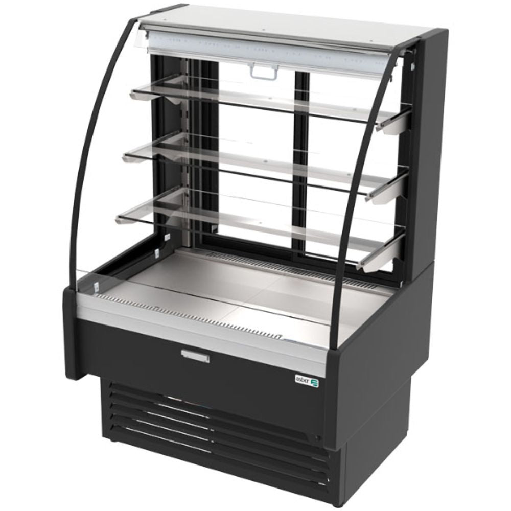 Asber AVVA-6-9 Vitrina Exhibidora 2 Puertas 3 Estantes Lamina Acero -  - Asber - KitchenMax Store