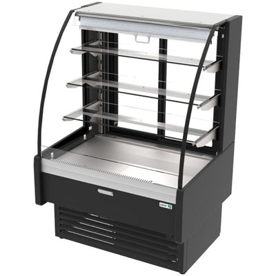 Asber AVVA-6-9 Vitrina Exhibidora 2 Puertas 3 Estantes Lamina Acero - - Asber - KitchenMax Store