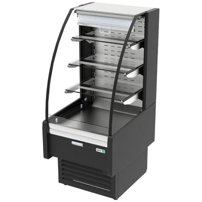 Asber AVVAM-6-6 Vitrina Exhibidora 3 Estantes Lamina Acero - Vitrinas Refrigeradas - Asber - KitchenMax Store