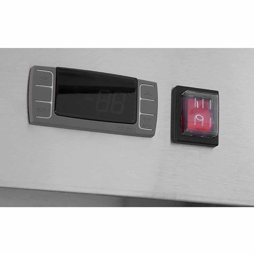 Atosa MBF8502GR Congelador Vertical 2 Puertas Solidas 3 Parrillas Acero Inoxidable - Congeladores Verticales - Atosa - KitchenMax Store