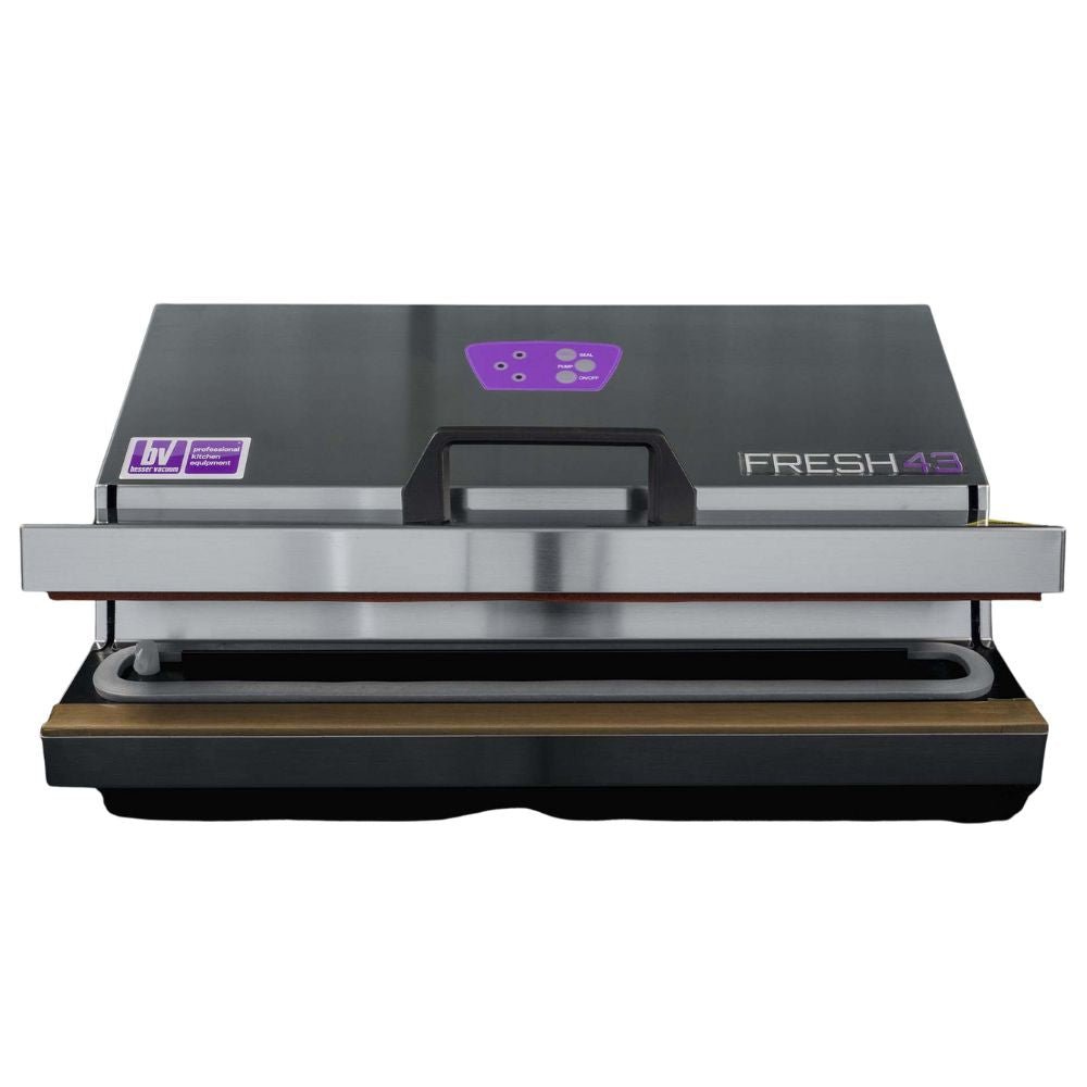 EMPACADORA AL VACÍO BESSER VACUUM Fresh43 | Empacadora al Vacío | Barra Sellado de 43 cm | Acero Inoxidable | Carnes Empacado Alimentos Carnes Empacado Alimentos Pollo Pesaco Mariscos
