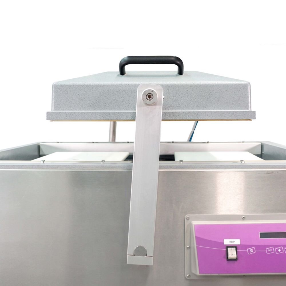 EMPACADORA AL VACÍO BESSER VACUUM Storm | Empacadora al Vacío | Barra Sellado de 45 cm | Acero Inoxidable | Solidos Carnes Frias Solidos Carnes Frias Piezas de carne de puerco Res Pescado