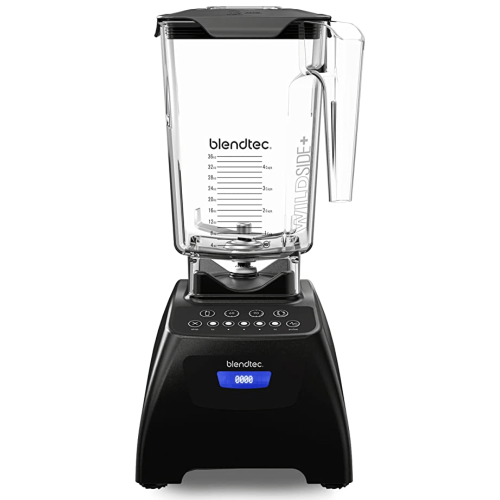 Blendtec Classic 575 Licuadora 5 Velocidades La potencia de grado comercial y la increíble versatilidad se combinan para traerle el Blendtec Classic 575, el electrodoméstico todo en uno definitivo. Los ciclos pre programados hacen que sea más fácil que nunca crear malteadas, licuados salsas, sopas y más. Envíos seguros a todo México. Cotiza hoy mismo. KitchenMax.Store