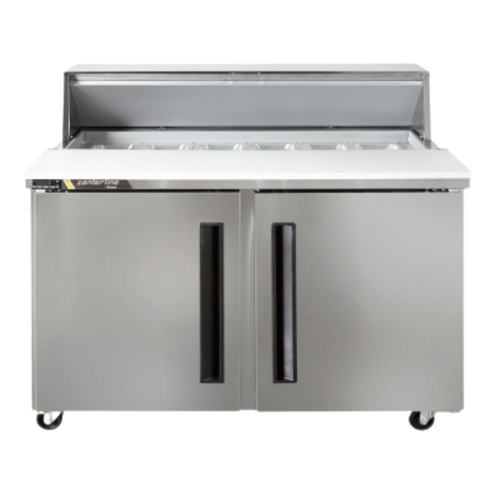 Centerline CLPT-6016-SD-RR 60” Mesa Preparacion 2 Puertas Solidas Abertura Derecha Derecha 153.9 cm - - Centerline - KitchenMax Store