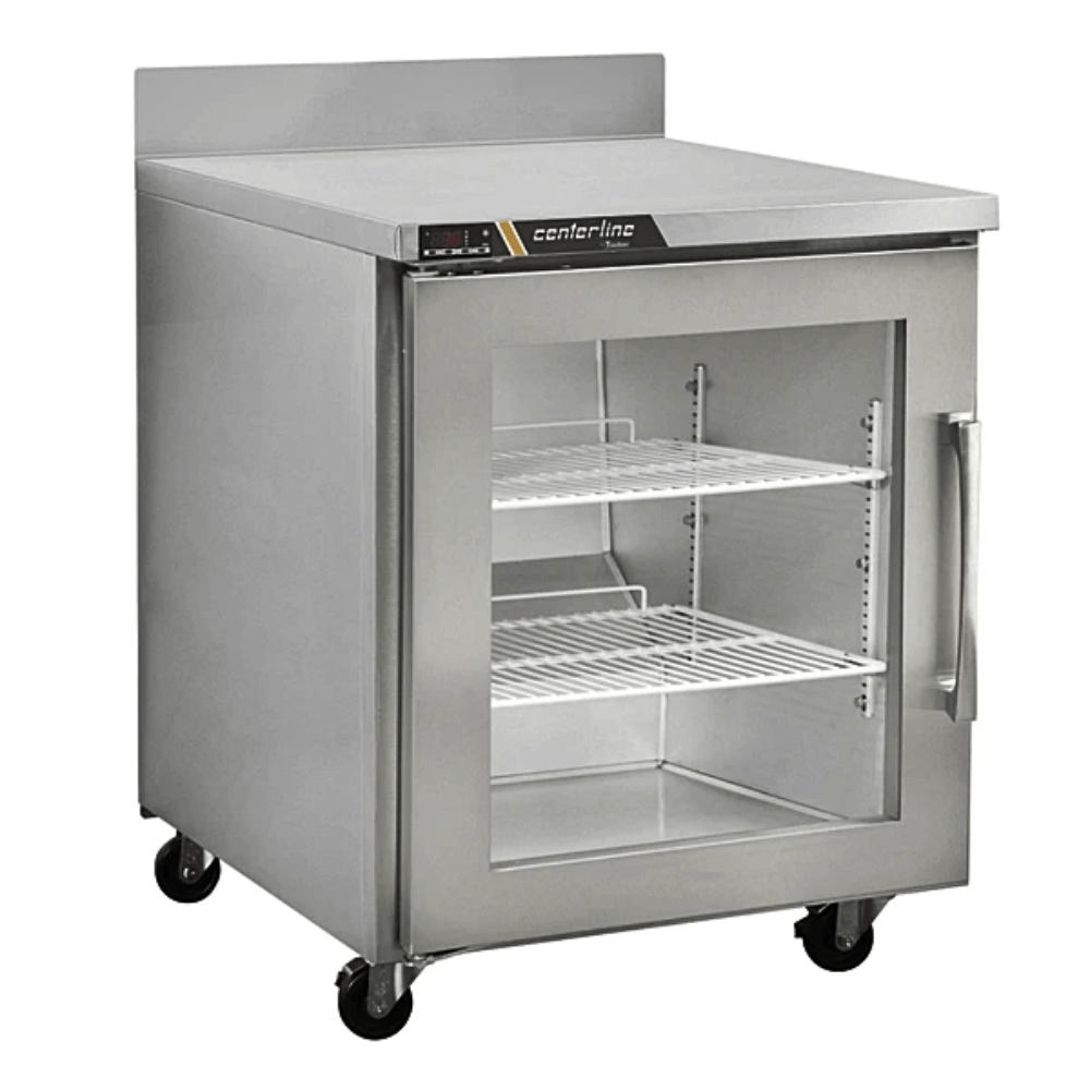 Centerline CLUC-27R-GD-L 27" Refrigerador Bajo Barra Puerta Cristal Abertura Izquierda 69.9 cm frente - - Centerline - KitchenMax Store