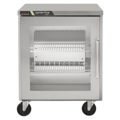 Centerline CLUC-27R-GD-L 27" Refrigerador Bajo Barra Puerta Cristal Abertura Izquierda 69.9 cm frente - - Centerline - KitchenMax Store