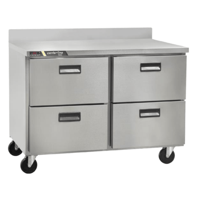 Centerline CLUC-48R-DW-WT Refrigerador Bajo Barra Mesa de Trabajo 4 Cajones - - Centerline - KitchenMax Store