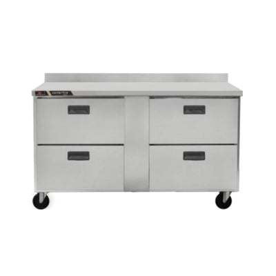 Centerline CLUC-60F-DW-WT 60” Congelador Bajo Barra Mesa Trabajo 4 Cajones - - Centerline - KitchenMax Store