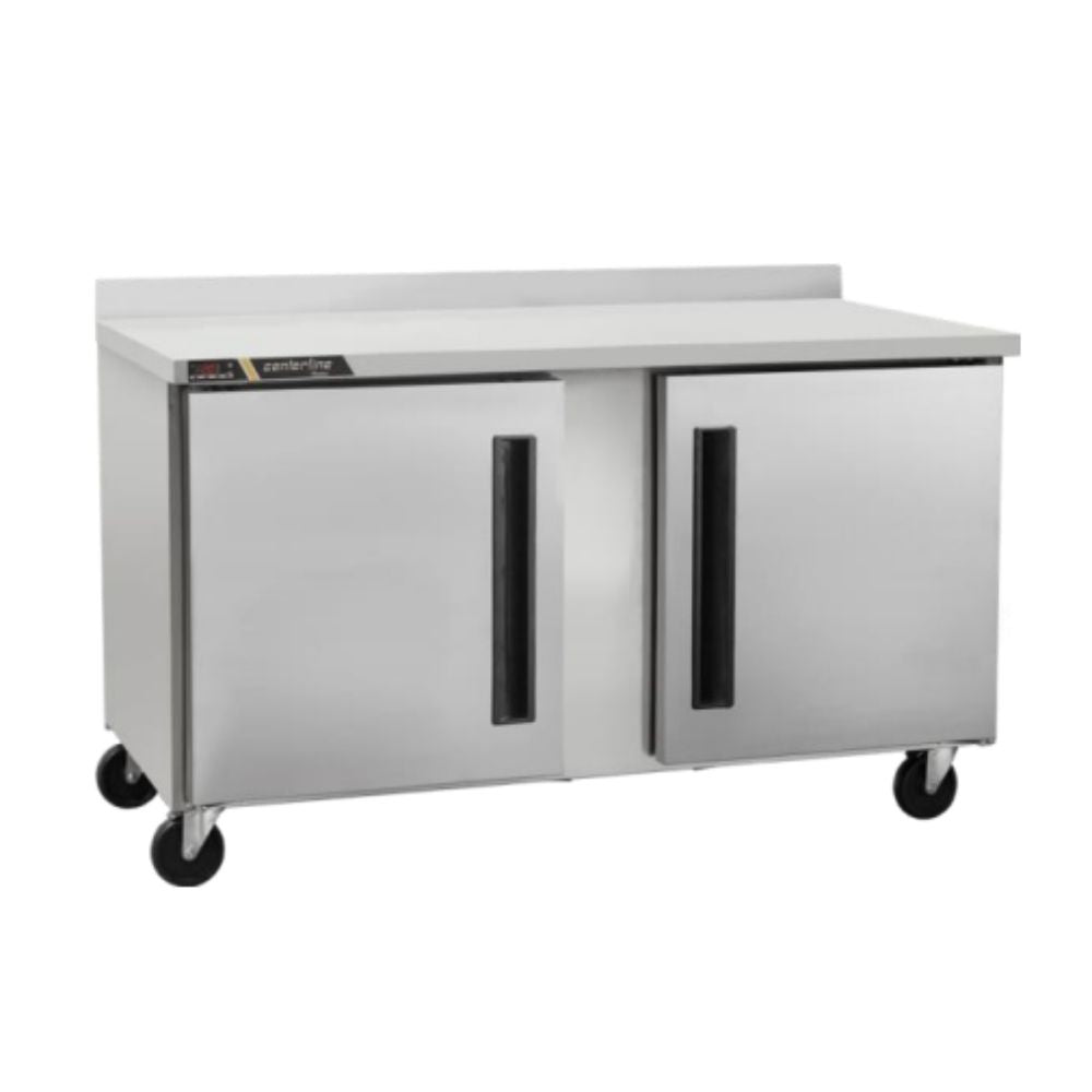 Centerline CLUC-60F-SD-WTRR 60” Congelador Bajo Barra Mesa Trabajo 2 Puertas Solidas Abertura Derecha-Derecha 152.9 cm - - Centerline - KitchenMax Store