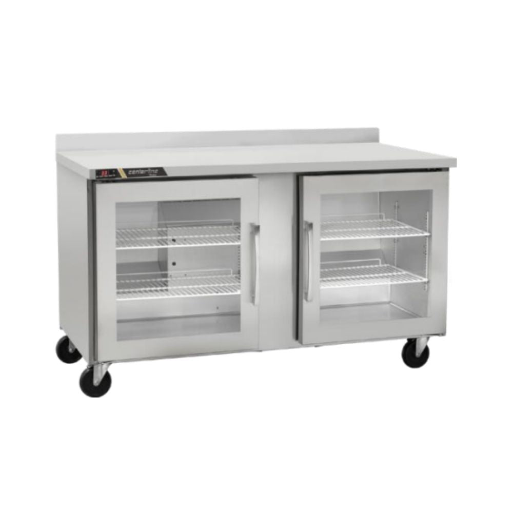 Centerline CLUC-60R-GD-WTRR 60” Refrigerador Bajo Barra Mesa Trabajo 2 Puertas Cristal Abertura Derecha Derecha 152.9 cm - - Centerline - KitchenMax Store