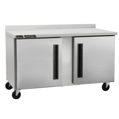 Centerline CLUC-60R-SD-WTLR 60" Refrigerador Bajo Barra Puertas Solidas Mesa de Trabajo Abertura Izquierda Derecha - - Centerline - KitchenMax Store
