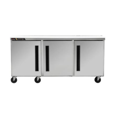 Centerline CLUC-72F-SD-LRR 72” Congelador Bajo Barra 3 Puertas Solidas Abertura Izquierda Derecha 183.3 cm - - Centerline - KitchenMax Store