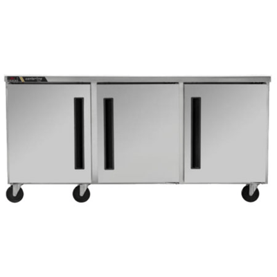 Centerline CLUC-72R-SD-RRR 72" Refrigerador Bajo Barra 3 Puertas Solidas Abertura Derecha - - Centerline - KitchenMax Store