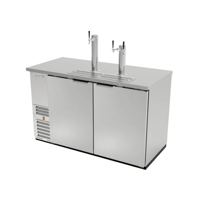DISPENSADOR ASBER ADDC-68 HC/ S HC | Dispensador Refrigerado de Cerveza | 3 Barriles | 2 Puertas | 3 Grifos | Acero | Bares Restaurantes Pubs | Eventos Corporativos Estadio Eventos Deportivos Bodas Antro Celebraciones