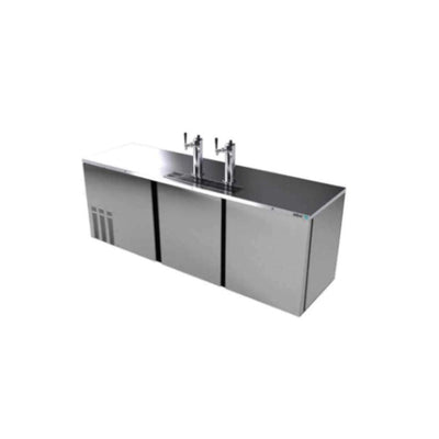 DISPENSADOR ASBER ADDC-94 HC | Dispensador Refrigerado de Cerveza | 3 Puertas | 5 Barriles | 4 Grifos | Eléctrico | Acero Inoxidable | Bares Restaurantes Celebraciones | Eventos Corporativos Estadio Eventos Deportivos Bodas Antro