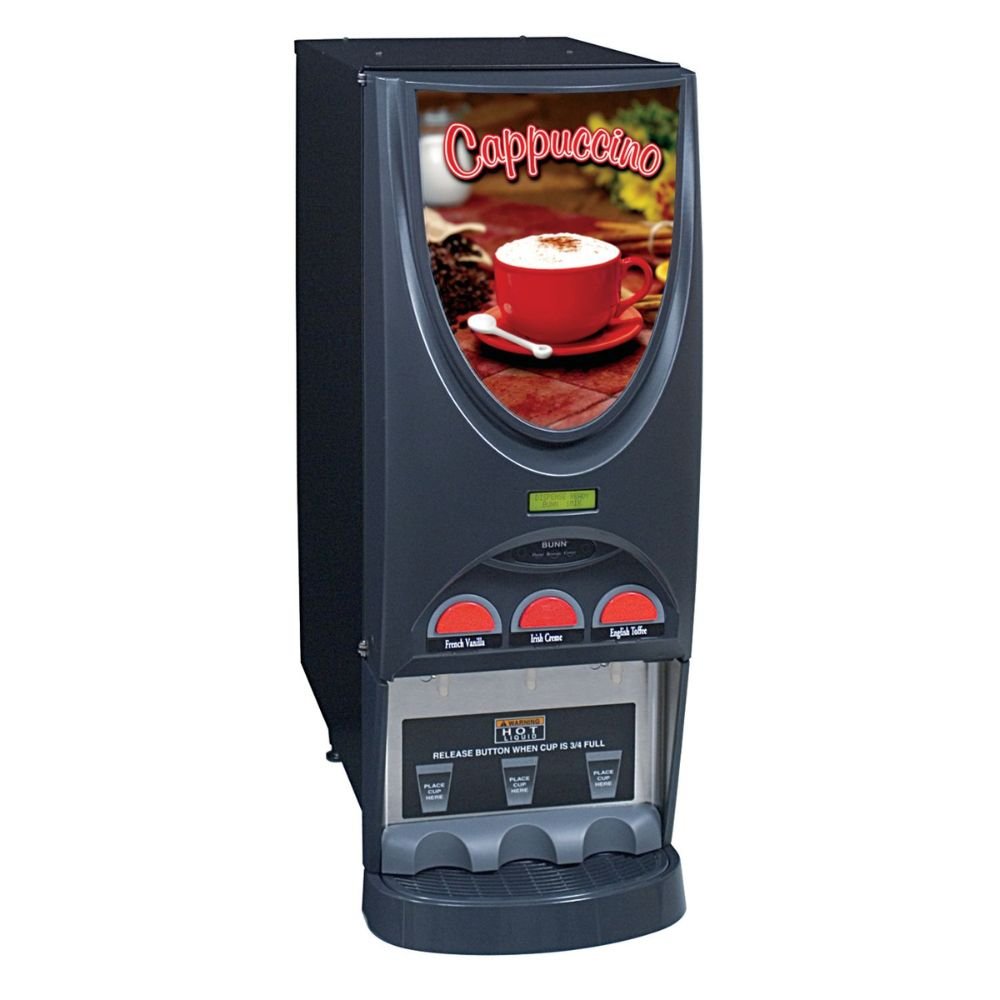 DISPENSADOR BEBIDAS CALIENTES BUNN iMIX-3 120V SS BLACK | Dispensador Bebidas Calientes  | 3 Tolvas | Autoservicio | Cafeterías Tienda Supermercado | Cafetería Buffet Hotel Restaurante Comedor Industrial Comida Oriental China